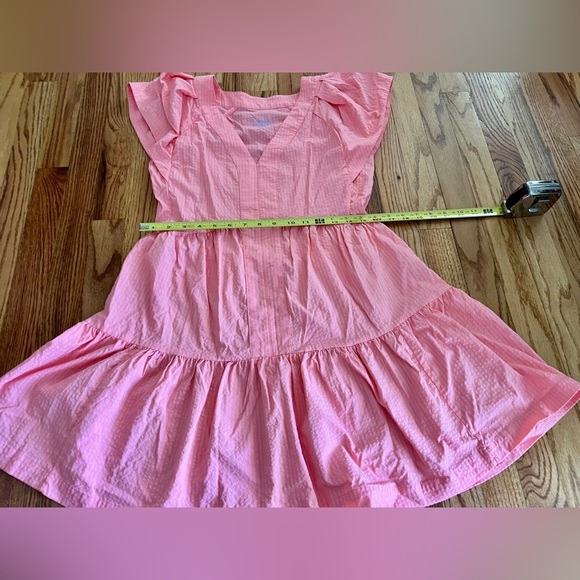 Vineyard Vines X-Small Sophie Harbor Tiered Ruffle-Sleeve Performance Dress - Picture 8 of 11